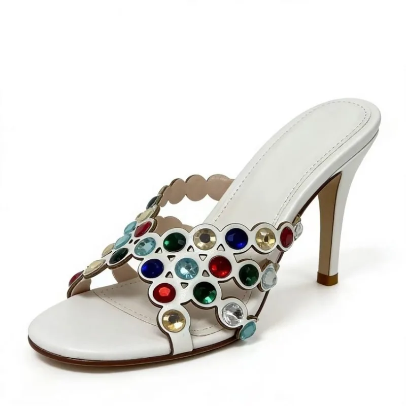 New Colored Diamond Design Summer Slim Heel Sandals Size 32-46 European American Comfortable Commuting Vacation Women's Sandals
New Colored Diamond Design Summer Slim Heel Sandals Size 32-46 European American Comfortable Commuting Vacation Women's Sandals