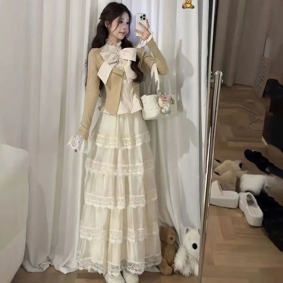 Осенний французский элегантный стиль Y2k, женский комплект из двух предметов, японская мода, винтажный дизайн, комплекты платьев, праздничные наряды, женская одежда
Осенний французский элегантный стиль Y2k, женский комплект из двух предметов, японская мода, винтажный дизайн, комплекты платьев, праздничные наряды, женская одежда