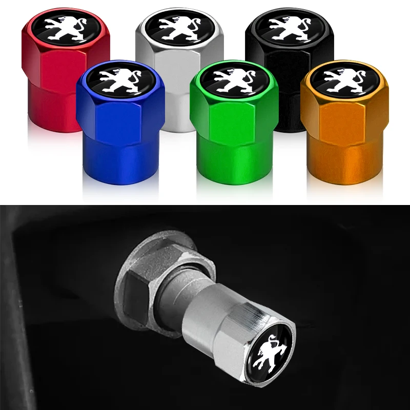 Car Accessories 4Pcs Car Valve Stem Caps Cover Waterproof Car Styling for Peugeot 508 2008 5008 107 206 307 308 3008 207 208 407
Car Accessories 4Pcs Car Valve Stem Caps Cover Waterproof Car Styling for Peugeot 508 2008 5008 107 206 307 308 3008 207 208 407