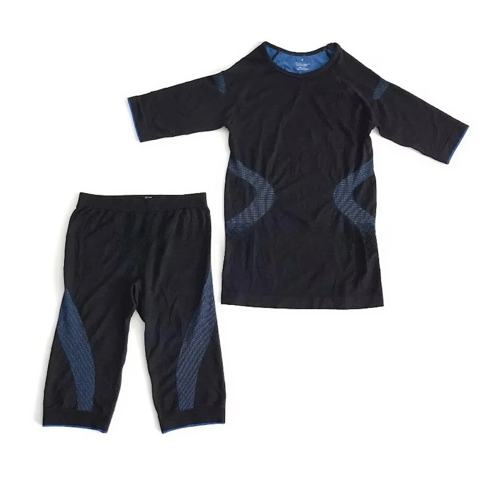 Blue Ems Sport Training Suit Lyocell Polypropylene Polyamide Elastan Ems Underwear Vest Training Suit ems Undergarment
Blue Ems Sport Training Suit Lyocell Polypropylene Polyamide Elastan Ems Underwear Vest Training Suit ems Undergarment