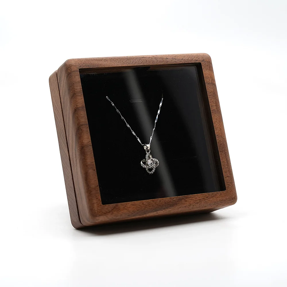 Black Walnut Large Necklace Box Jewelry Accessory Packaging Gift Box Earring Brooch Pendant Wooden Box for Home Use
Black Walnut Large Necklace Box Jewelry Accessory Packaging Gift Box Earring Brooch Pendant Wooden Box for Home Use