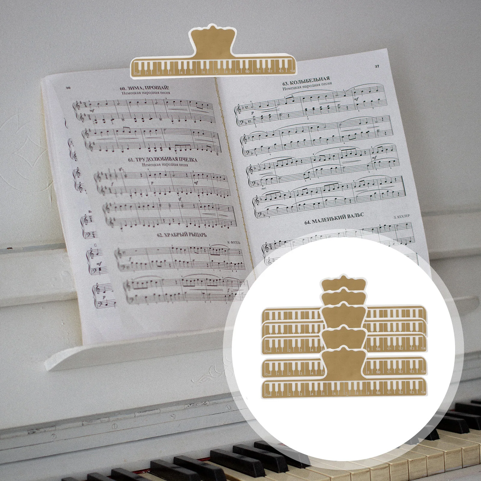 5Pcs High-Grade Music Book Clip Smooth Surface Practical Piano Score Holder for Long Service Life Music Score Clip
5Pcs High-Grade Music Book Clip Smooth Surface Practical Piano Score Holder for Long Service Life Music Score Clip