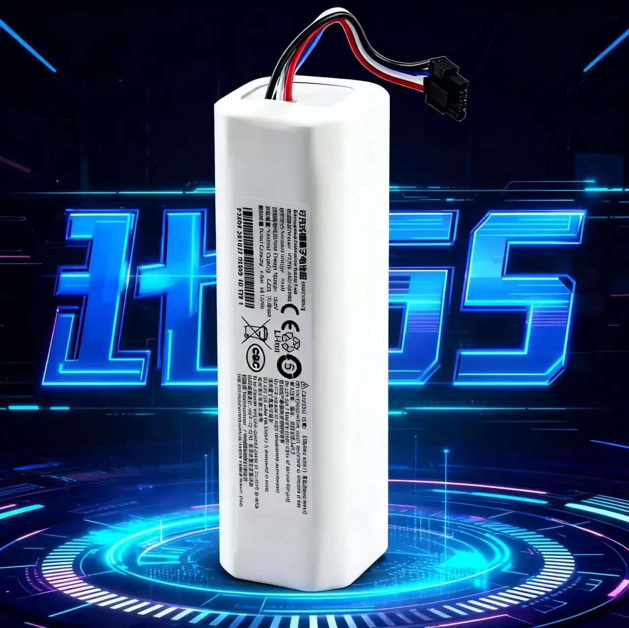 Genuine Replacement 14.4V 5200mAh P2008 - 4S2P-MMBK Battery for Xiaomi Mijia Mi 1T (STYTJ02ZHM) Sweeping & Mopping Robot Vacuu
Genuine Replacement 14.4V 5200mAh P2008 - 4S2P-MMBK Battery for Xiaomi Mijia Mi 1T (STYTJ02ZHM) Sweeping & Mopping Robot Vacuu