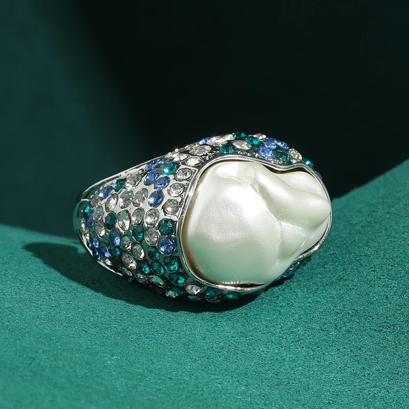 Vintage Alien Pearl Rings Antique Silver Plated Natural Blue And Green Stones Retro Jewelry Luxury Elegant Girls Festival 2026
Vintage Alien Pearl Rings Antique Silver Plated Natural Blue And Green Stones Retro Jewelry Luxury Elegant Girls Festival 2026
