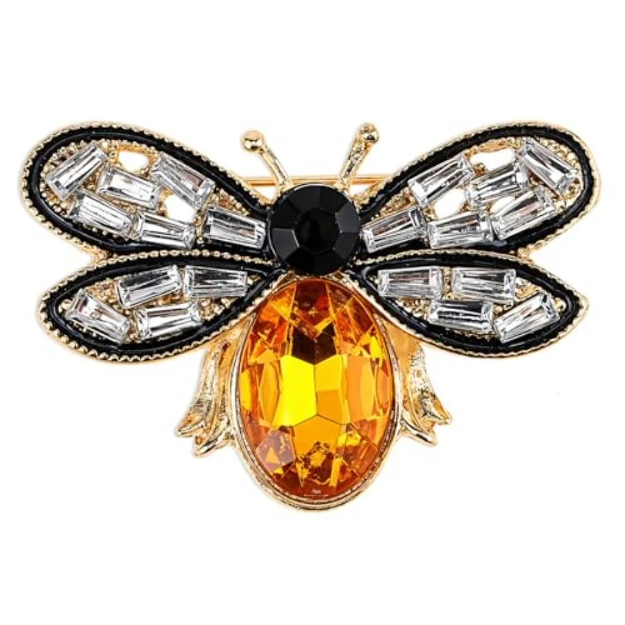 Bee Brooch Pin, Honey Bee Rhinestone Pins Vintage Crystal Insect Themed Lapel Pins Stylish Accessories for Women Men Party Dati
Bee Brooch Pin, Honey Bee Rhinestone Pins Vintage Crystal Insect Themed Lapel Pins Stylish Accessories for Women Men Party Dati