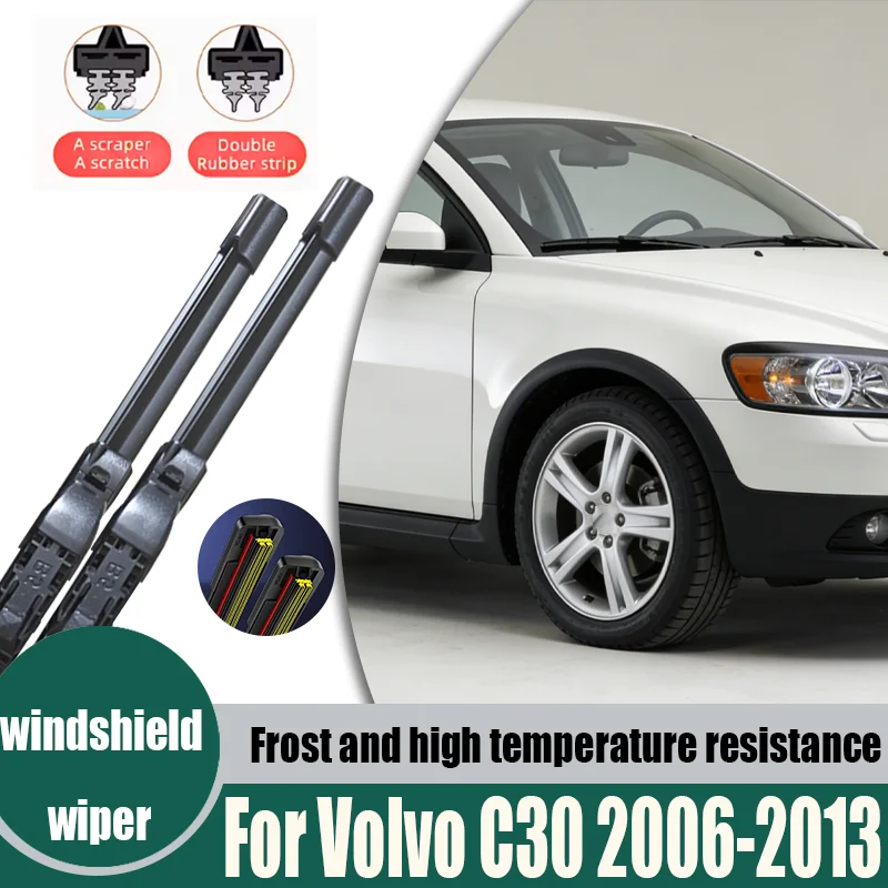 For Volvo C30 2006-2013 2007 2008 2009 2010 2011 2012 2pcs Front Windshield Wiper Blades Windscreen Wipers Carbon Fibre & Black
For Volvo C30 2006-2013 2007 2008 2009 2010 2011 2012 2pcs Front Windshield Wiper Blades Windscreen Wipers Carbon Fibre & Black