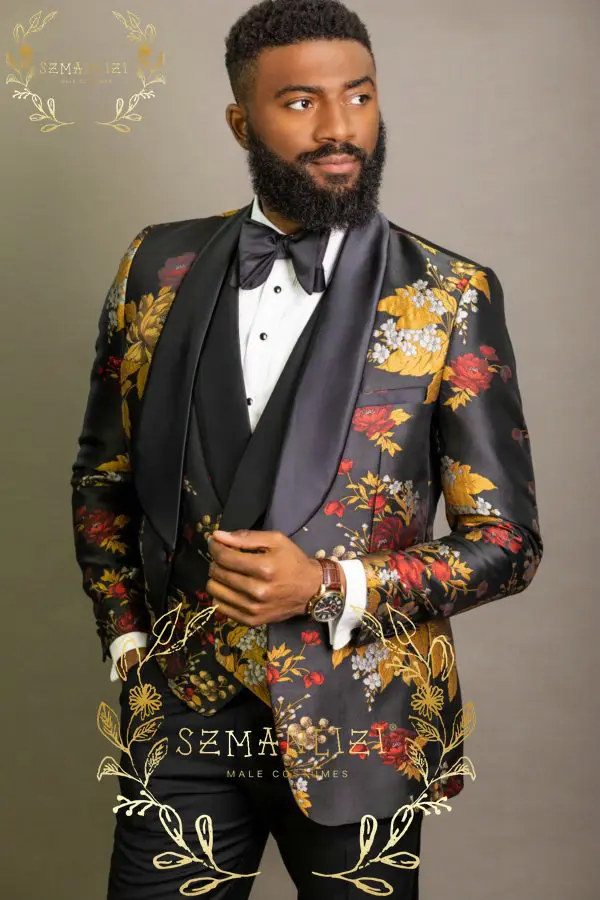 SZMANLIZI New Design Men's Dress Floral Printing Wedding Suits 3 Pieces Formal Groom Wear Prom Party Tuxedos (Jacket+Vest+Pants)
SZMANLIZI New Design Men's Dress Floral Printing Wedding Suits 3 Pieces Formal Groom Wear Prom Party Tuxedos (Jacket+Vest+Pants)