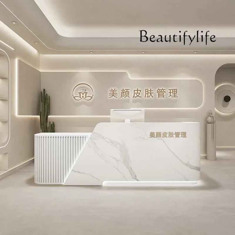 SM Aesthetic Desk Reception Counter Desks Medical Exhibitor Furniture Entrances Tables Professional Simple Mostrador Home Furnit
SM Aesthetic Desk Reception Counter Desks Medical Exhibitor Furniture Entrances Tables Professional Simple Mostrador Home Furnit