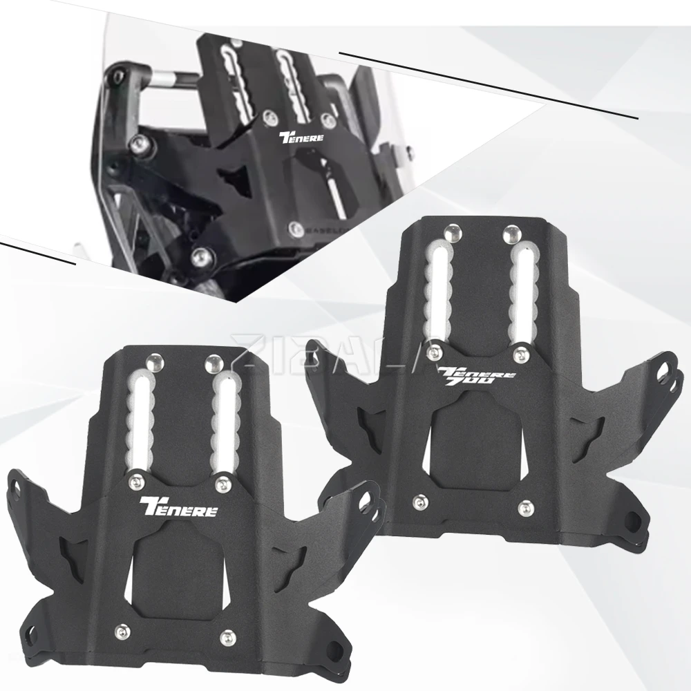 For yamaha Tenere 700 Rally 2020 2021 2022 2023 2024 TENERE 700 World Raid 2022-2023 60mm Riser Windshield Adjustment Bracket