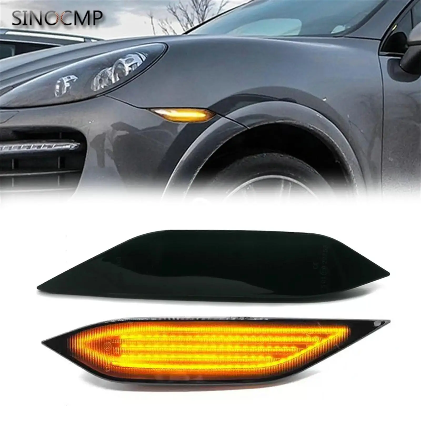 2PCS LED Side Marker Light Turn signal Lamp 958-631-072-00 For 2011-2014 Porsche Cayenne (958) Turn Signal Blinker Lamps
2PCS LED Side Marker Light Turn signal Lamp 958-631-072-00 For 2011-2014 Porsche Cayenne (958) Turn Signal Blinker Lamps