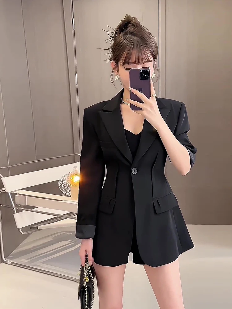 Slim Fit American Sle Bla Jaet Women's Faionable Ele Design Spring Autumn New Arrival Ladies Suit
Slim Fit American Sle Bla Jaet Women's Faionable Ele Design Spring Autumn New Arrival Ladies Suit