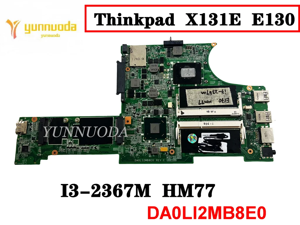 Original For Lenovo Thinkpad X131E E130 Laptop motherboard I3-2367M HM77 DA0LI2MB8E0 tested good free shipping
Original For Lenovo Thinkpad X131E E130 Laptop motherboard I3-2367M HM77 DA0LI2MB8E0 tested good free shipping
