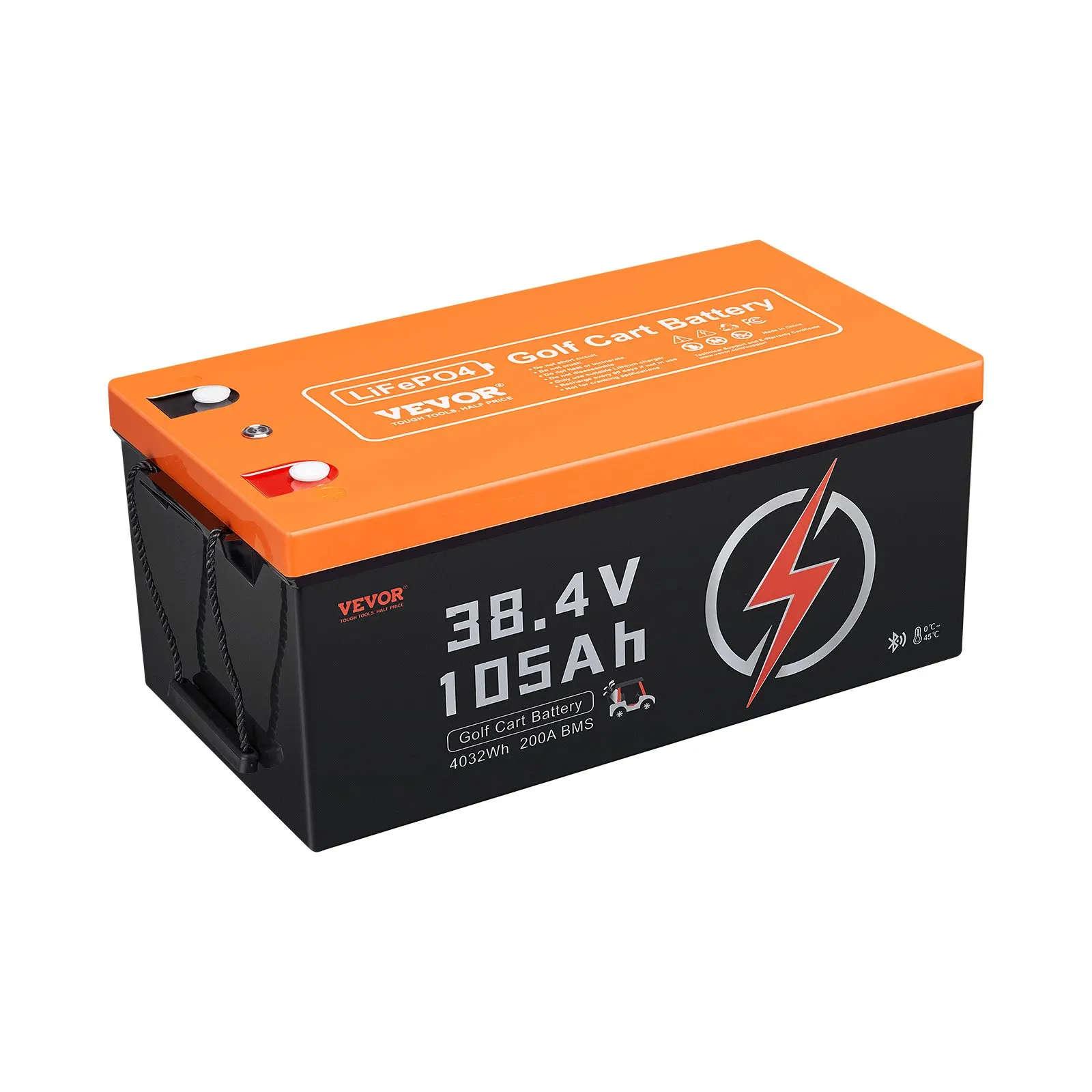 36V 105Ah Golf Cart Lithium Battery With LCD Monitor And 4000+ Cycles
36V 105Ah Golf Cart Lithium Battery With LCD Monitor And 4000+ Cycles