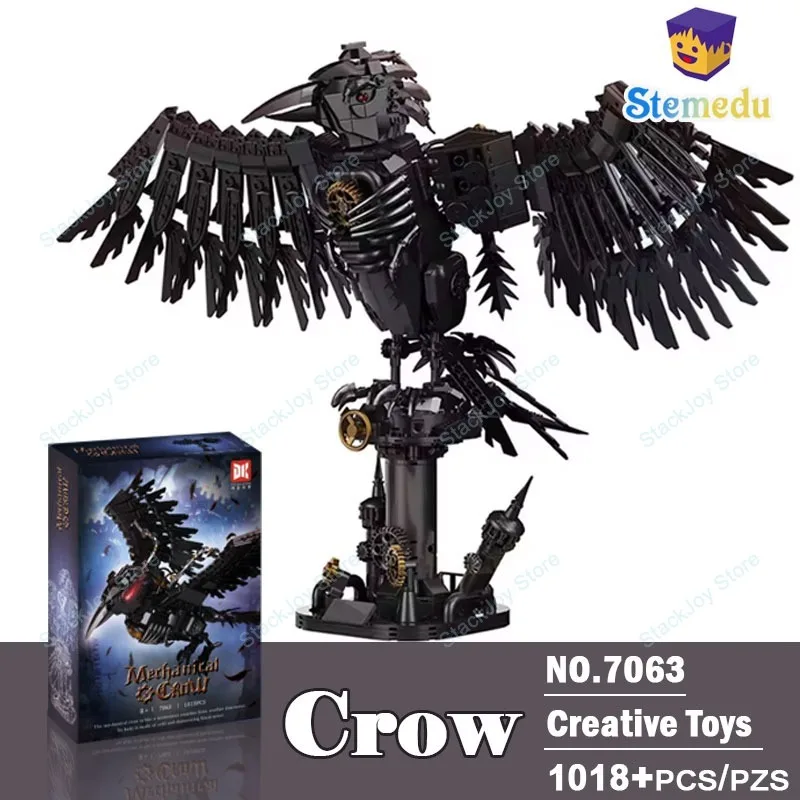 1018 шт. MOC, технические животные, механические вороны, строительные блоки, модель птицы, кирпичи, сборка игрушек для мальчиков, коллекция, подарок на день рождения
1018 шт. MOC, технические животные, механические вороны, строительные блоки, модель птицы, кирпичи, сборка игрушек для мальчиков, коллекция, подарок на день рождения