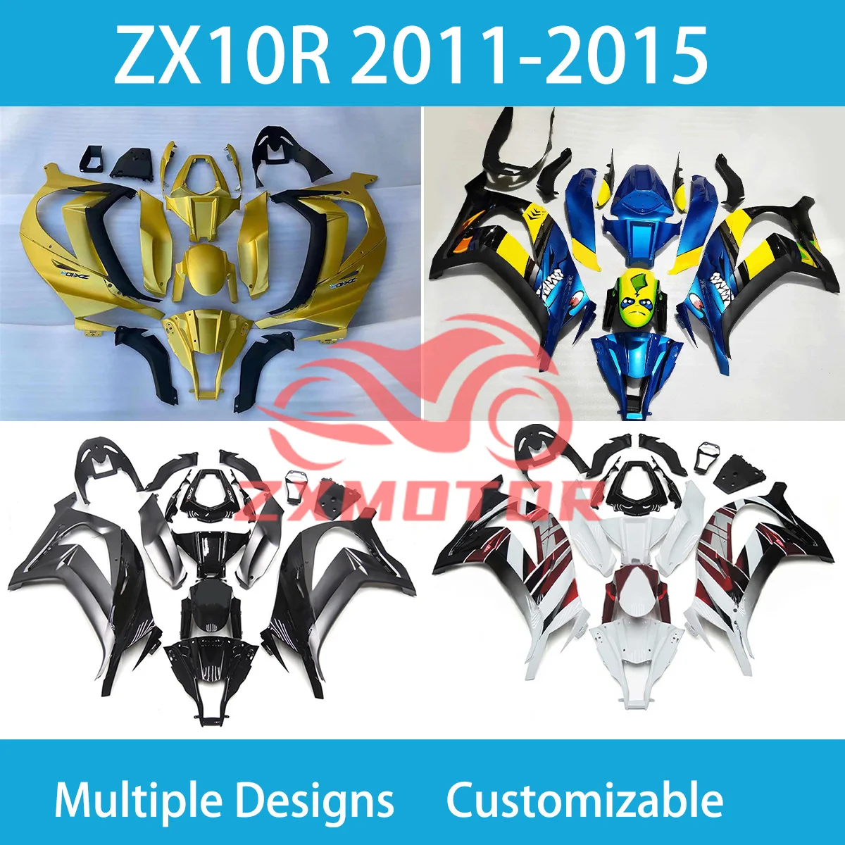 For Kawasaki ZX10R 2011 2012 2013 2014 2015 Fairings Motorcycle Ninja ZX-10R 11 12 13 14 15 Motorcycle Full Set Fairing Kit New
For Kawasaki ZX10R 2011 2012 2013 2014 2015 Fairings Motorcycle Ninja ZX-10R 11 12 13 14 15 Motorcycle Full Set Fairing Kit New
