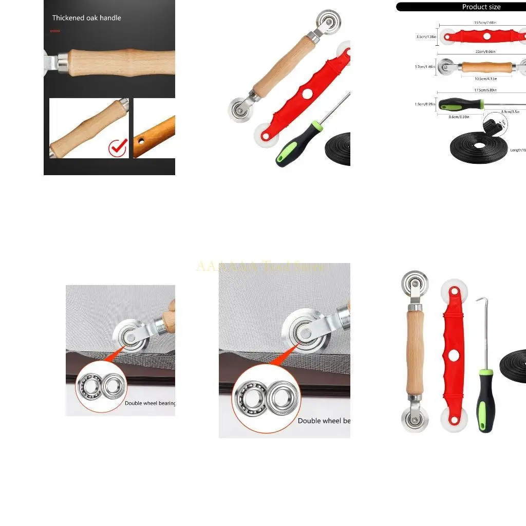 A2BE Full Screen Repair Set Roller Tool, Bearing Retainer, Spline Replacement Window