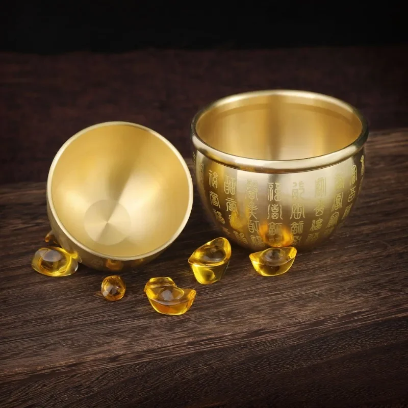 Chinese Pure Copper Brass Carved Cornucopia Cylinder Cornucopia Bowl Type Censer Ashtray Gifts Desktop Storage Pen Holder Home
Chinese Pure Copper Brass Carved Cornucopia Cylinder Cornucopia Bowl Type Censer Ashtray Gifts Desktop Storage Pen Holder Home