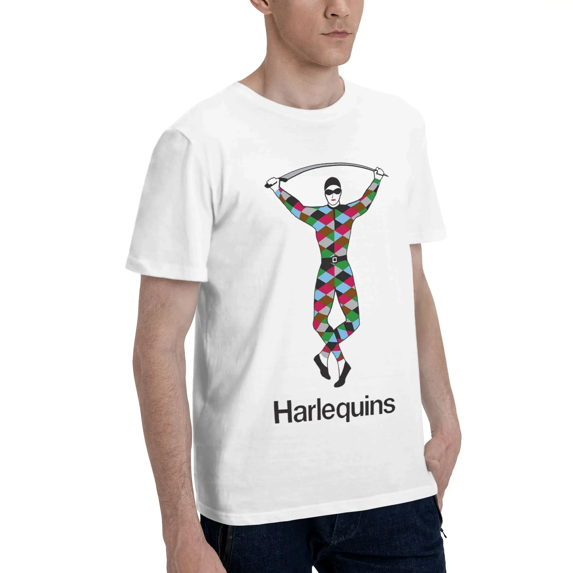 Harlequins-Merch Men T-Shirt Plus Size T Shirts Men's Crew Neck Cotton Tees Short Summer Male
Harlequins-Merch Men T-Shirt Plus Size T Shirts Men's Crew Neck Cotton Tees Short Summer Male