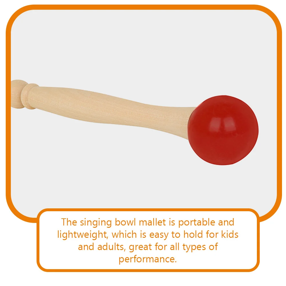 1Set Singing Bowl Mallet Wooden Handle Rubber Head Lightweight Durable Sound Bowl Striker Perfect for Beginners Players
1Set Singing Bowl Mallet Wooden Handle Rubber Head Lightweight Durable Sound Bowl Striker Perfect for Beginners Players