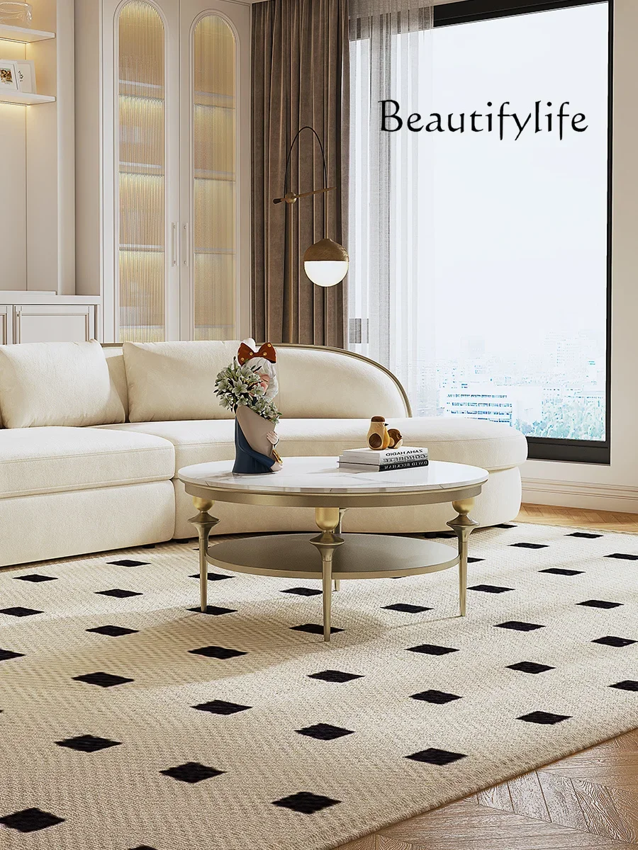 журнальный столик American-Style Solid Wood round Coffee Table Light Luxury Simple Living Room Rock Plate Coffee Table Designer
журнальный столик American-Style Solid Wood round Coffee Table Light Luxury Simple Living Room Rock Plate Coffee Table Designer