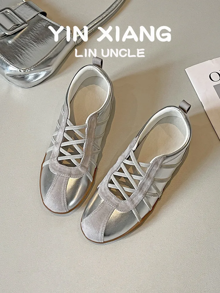 Ballet Style Women's Deqin Shoes Leather Version Spring Summer Mary Janes Casual Sports Agan Shoe round Toe Rubber Outsole
Ballet Style Women's Deqin Shoes Leather Version Spring Summer Mary Janes Casual Sports Agan Shoe round Toe Rubber Outsole