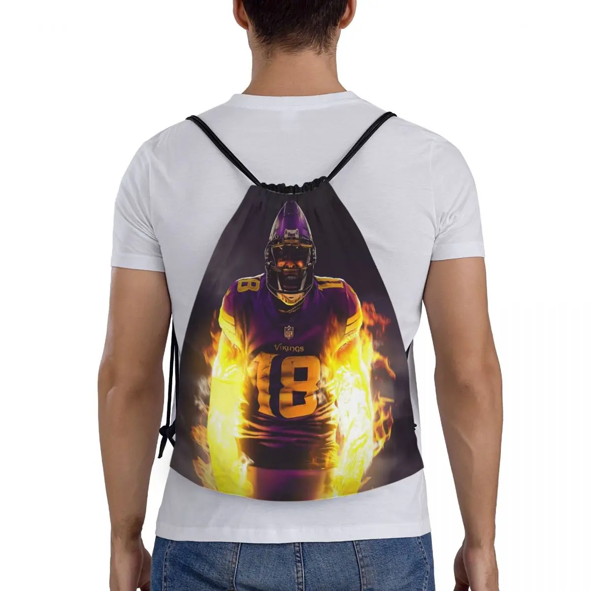 Justin Jefferson Griddy Design Backpacks Fashion Drawstring Bundle Pocket Sports Bag Book Bags for Man Woman Students
Justin Jefferson Griddy Design Backpacks Fashion Drawstring Bundle Pocket Sports Bag Book Bags for Man Woman Students