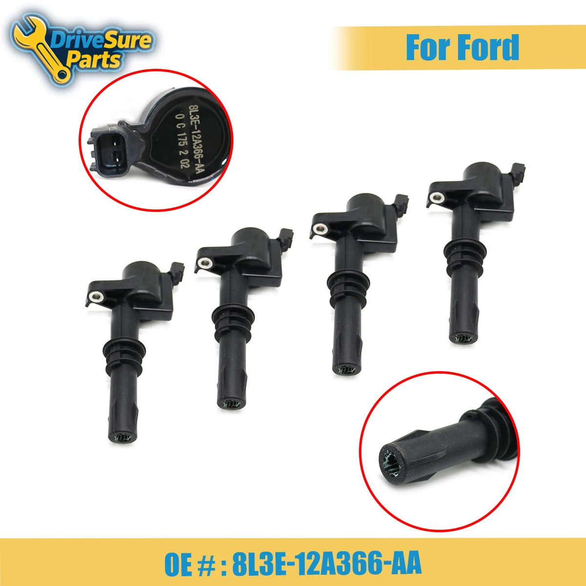 8L3E-12A366-AA 1/4Pcs Ignition Coils Car Parts for Lincoln Navigator for Mercury Repair For Ford 8L Car Replacement Parts
8L3E-12A366-AA 1/4Pcs Ignition Coils Car Parts for Lincoln Navigator for Mercury Repair For Ford 8L Car Replacement Parts