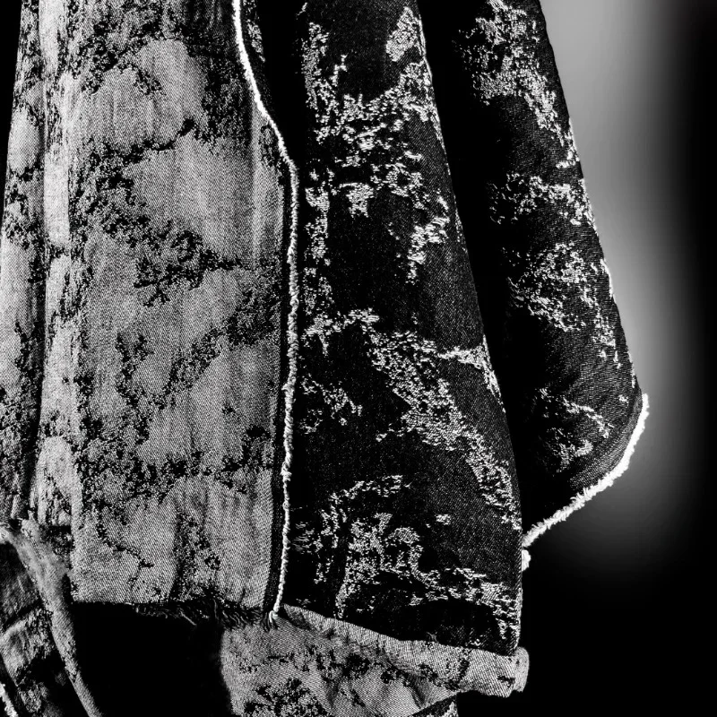 Black and White Random Line Camouflage Denim Jacquard Wash Cloth/creative Reconstruction Texture Clothing Jacket Designer Fabric
Black and White Random Line Camouflage Denim Jacquard Wash Cloth/creative Reconstruction Texture Clothing Jacket Designer Fabric
