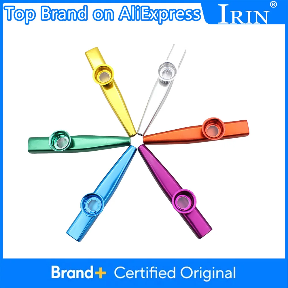 Kazoo Color Aluminum Alloy with Membrane Flute Diaphragm Mouth Kazoos Portable Musical Instruments Accessories
Kazoo Color Aluminum Alloy with Membrane Flute Diaphragm Mouth Kazoos Portable Musical Instruments Accessories