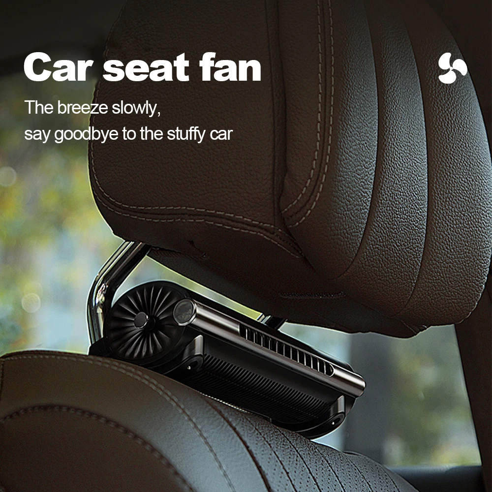 Car Fan Car Seat Cooling Fan Cicrulates Refreshing Breeze Cool Seat Tension Free Adjustment 3-speed Easy to Use
Car Fan Car Seat Cooling Fan Cicrulates Refreshing Breeze Cool Seat Tension Free Adjustment 3-speed Easy to Use
