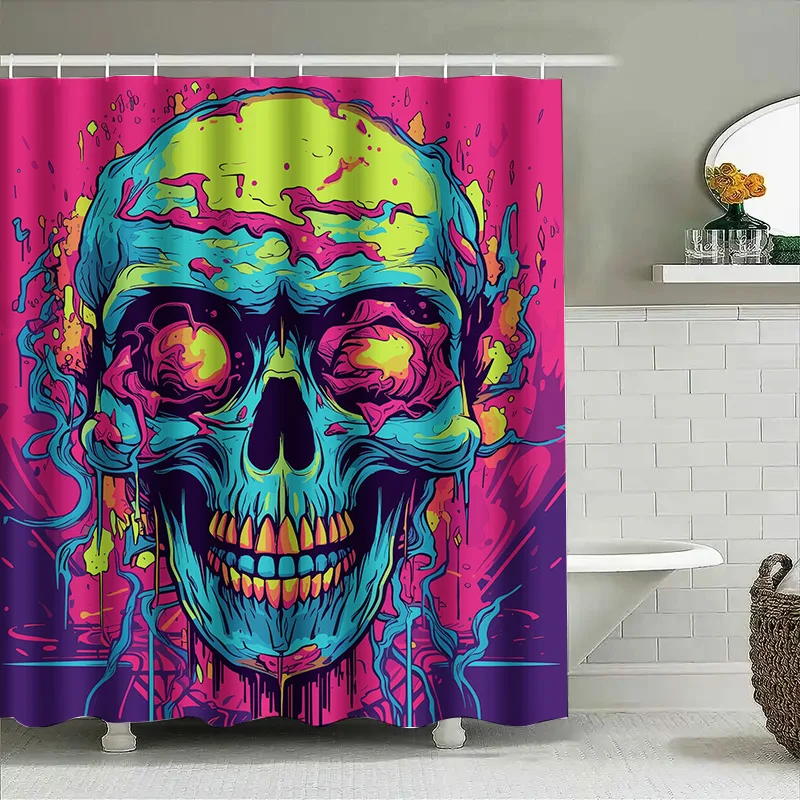 Tuniu Psychedelic Skull Shower Curtain Vibrant Art Bathroom Decor Cool Space Rave Backdrop
Tuniu Psychedelic Skull Shower Curtain Vibrant Art Bathroom Decor Cool Space Rave Backdrop