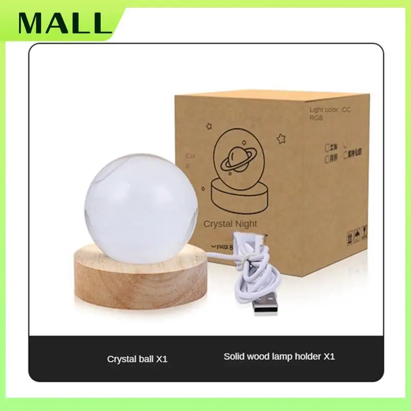 MALL Crystal Ball Night Light With Base LED Table Lamp Lighted Stars Galaxy USB Power Warm Night Light For Kid
MALL Crystal Ball Night Light With Base LED Table Lamp Lighted Stars Galaxy USB Power Warm Night Light For Kid