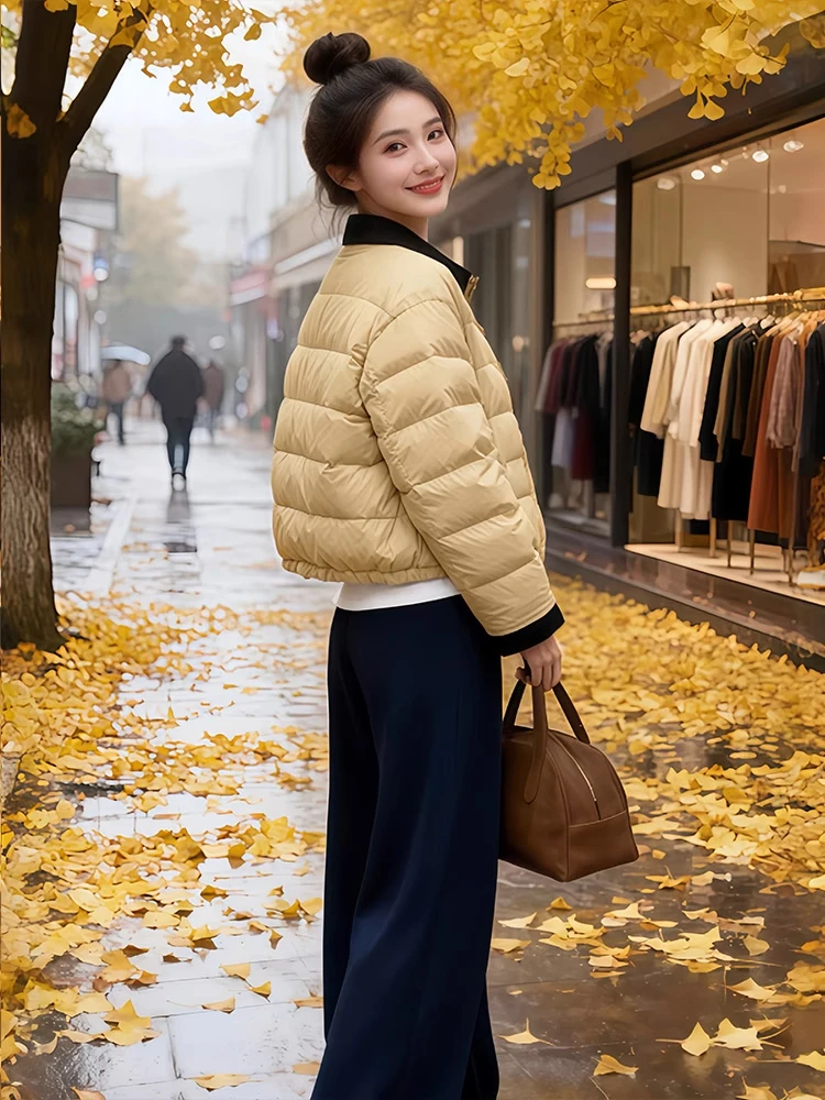 Color Blo Hooded Puffer Jaet Women's Loose Fit Warmth Comfortable Cotton Outerwear ort Sle Long Sve Collar
Color Blo Hooded Puffer Jaet Women's Loose Fit Warmth Comfortable Cotton Outerwear ort Sle Long Sve Collar