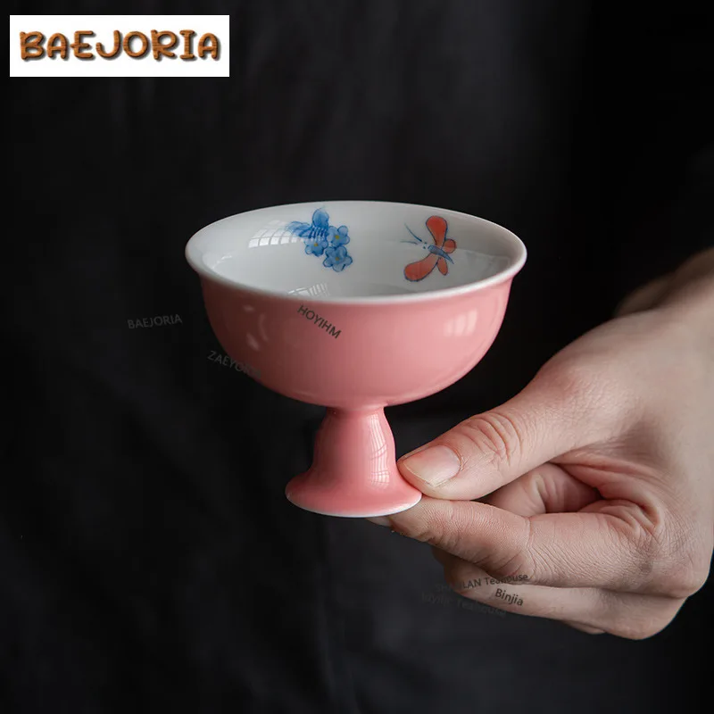 80ml Hand-painted Butterfly Love Flower Teacup Japanese Tea Bowl Mug Tea-tasting Smelling Cup Jianzhan Master Cups Cafes Gifts
80ml Hand-painted Butterfly Love Flower Teacup Japanese Tea Bowl Mug Tea-tasting Smelling Cup Jianzhan Master Cups Cafes Gifts