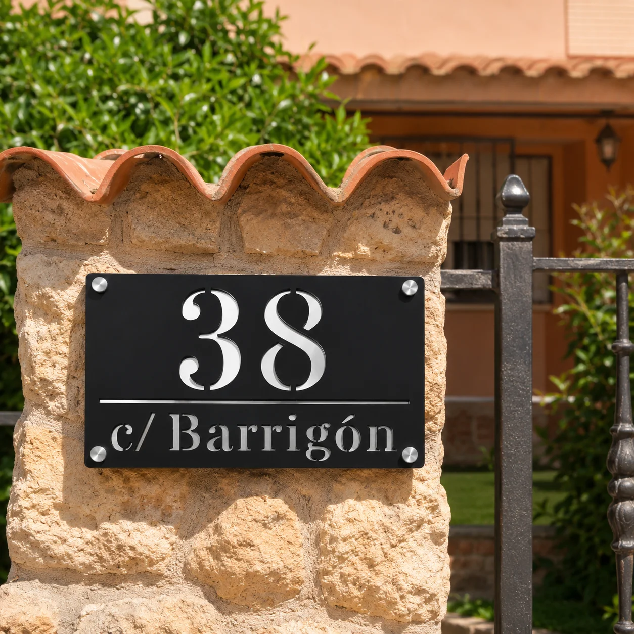 Personalized 3D Acrylic House Number Sign Custom Laser Cut Outdoor Address Plaque Spanish Family Name Door Wall Gate Sign
Personalized 3D Acrylic House Number Sign Custom Laser Cut Outdoor Address Plaque Spanish Family Name Door Wall Gate Sign