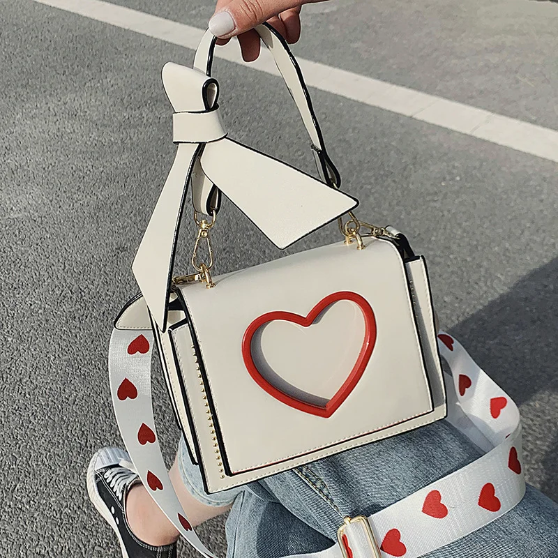 Women Sweet Cute Crossbody Bags Heart Hollow Out Shoulder Bag Students All-match Flap Wide Straps Summer Handbags Ins Chic Purse
Women Sweet Cute Crossbody Bags Heart Hollow Out Shoulder Bag Students All-match Flap Wide Straps Summer Handbags Ins Chic Purse