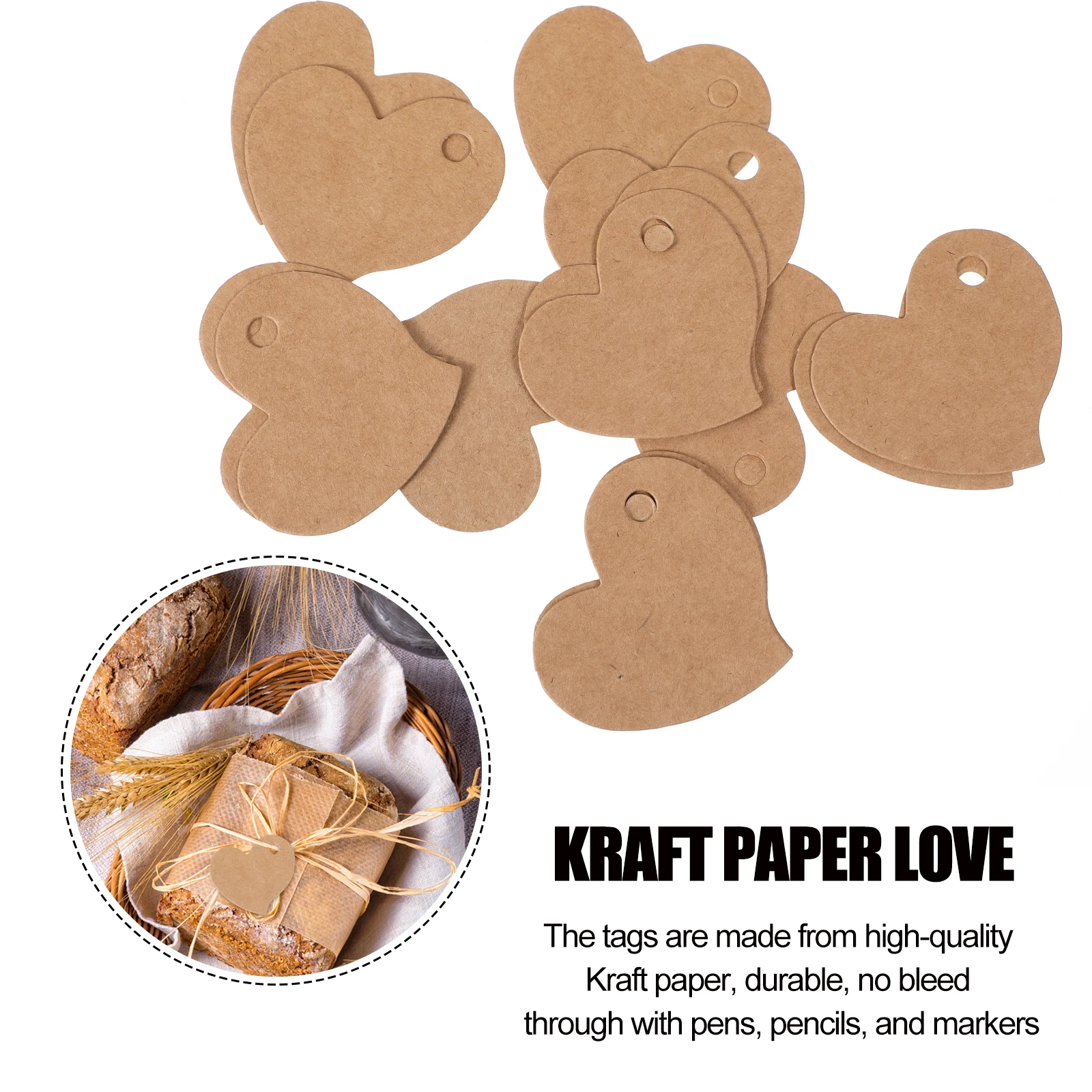 3 Packs Kraft Paper Gift Tags Heart shaped Blank Labels for DIY Projects Christmas Price Bookmarks Student Cards Paper Crafts
3 Packs Kraft Paper Gift Tags Heart shaped Blank Labels for DIY Projects Christmas Price Bookmarks Student Cards Paper Crafts