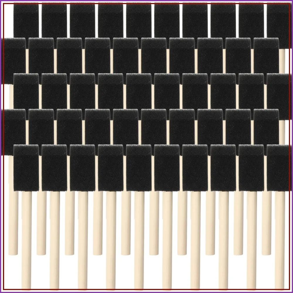 50 Pcs Bulk Foam Paint Brushes, 1-inch Sponge for Painting, Staining, Varnishes & DIY Crafts
50 Pcs Bulk Foam Paint Brushes, 1-inch Sponge for Painting, Staining, Varnishes & DIY Crafts