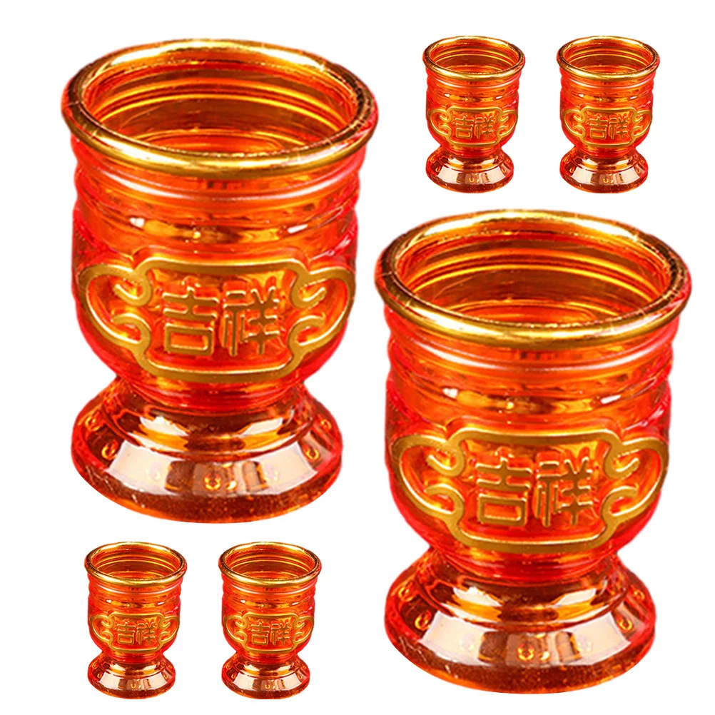 6pcs Buddhism Multi function Offering Container Supplies Temple Water Cup Holder Decorative
6pcs Buddhism Multi function Offering Container Supplies Temple Water Cup Holder Decorative