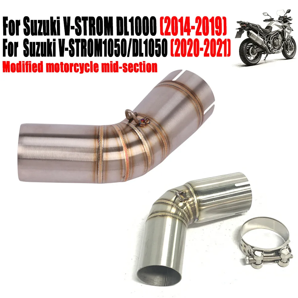 Соединительная труба среднего сечения для глушителей мотоцикла Suzuki V-Strom DL1000 (14-19) V-Strom DL1050 (20-21).
Соединительная труба среднего сечения для глушителей мотоцикла Suzuki V-Strom DL1000 (14-19) V-Strom DL1050 (20-21).