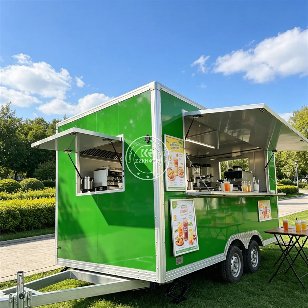Высококачественный мобильный фургон для закусок из нержавеющей стали, полностью оборудованный для приготовления пиццы, бургеров и барбекю.
Высококачественный мобильный фургон для закусок из нержавеющей стали, полностью оборудованный для приготовления пиццы, бургеров и барбекю.