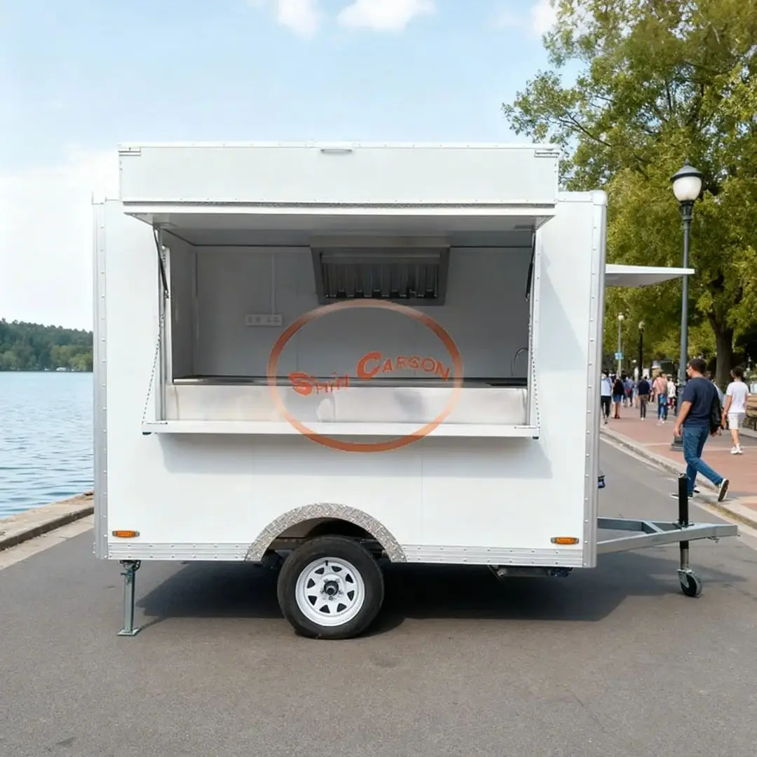 Large-Capacity Easy-to-Push Outdoor Food Trailer Commercial Mobile Vending Cart for Snacks Milk Tea Sales
Large-Capacity Easy-to-Push Outdoor Food Trailer Commercial Mobile Vending Cart for Snacks Milk Tea Sales
