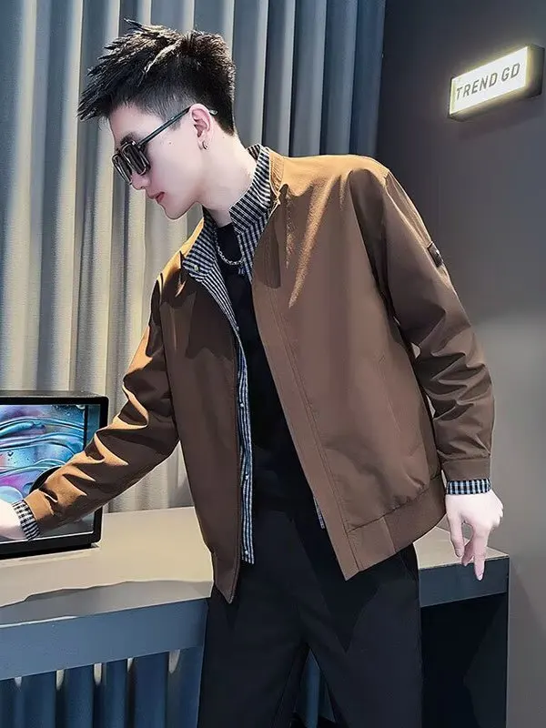 Faionable Slim Fit Men's Jaet 2025 Autumn Winter Casual Sle Polyester Fiber Zipper Closure No Fill Inner ket Design
Faionable Slim Fit Men's Jaet 2025 Autumn Winter Casual Sle Polyester Fiber Zipper Closure No Fill Inner ket Design