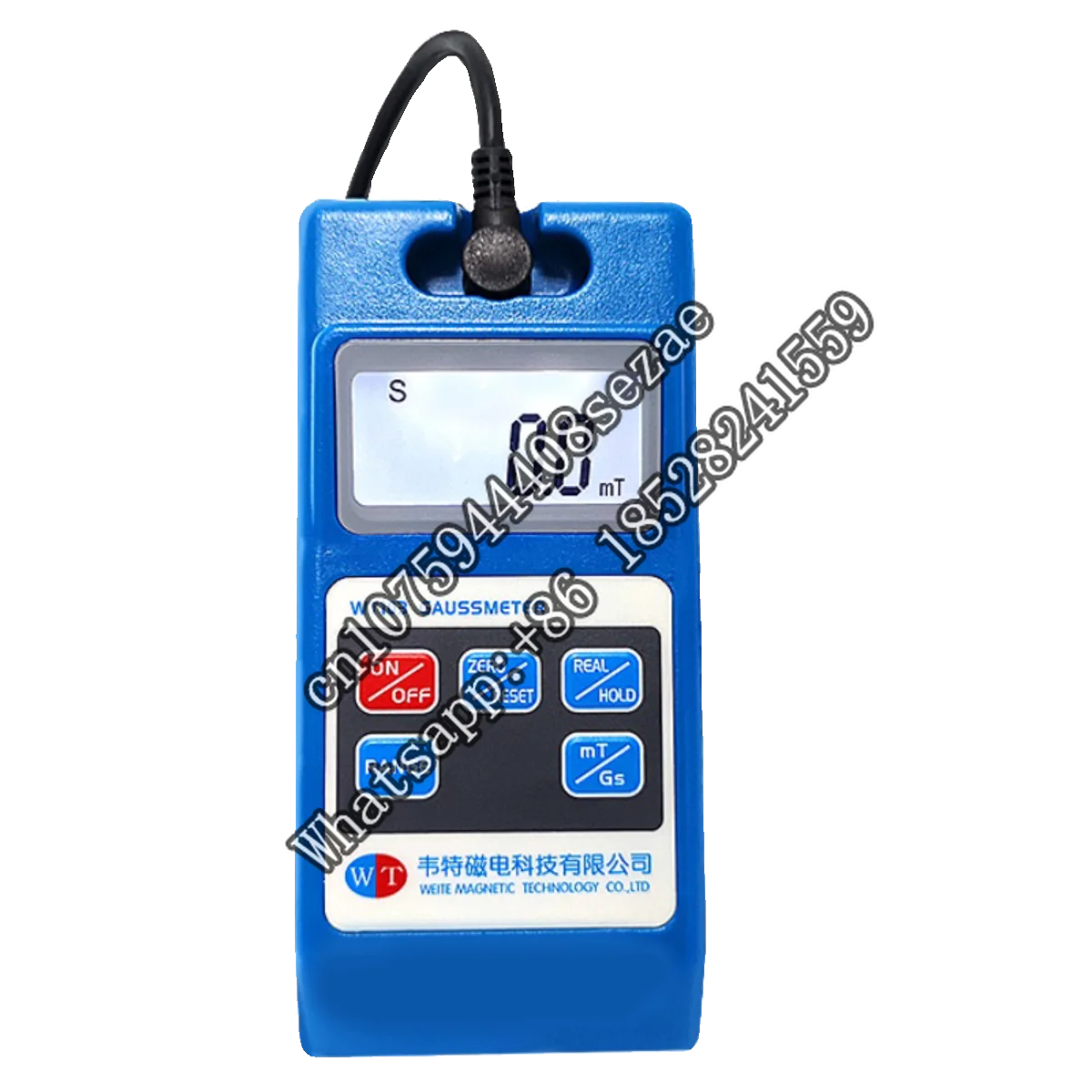 WT103-1 grade accuracy error ±1% Wheatstone gaussmeter magnetic field strength measuring instrument
WT103-1 grade accuracy error ±1% Wheatstone gaussmeter magnetic field strength measuring instrument