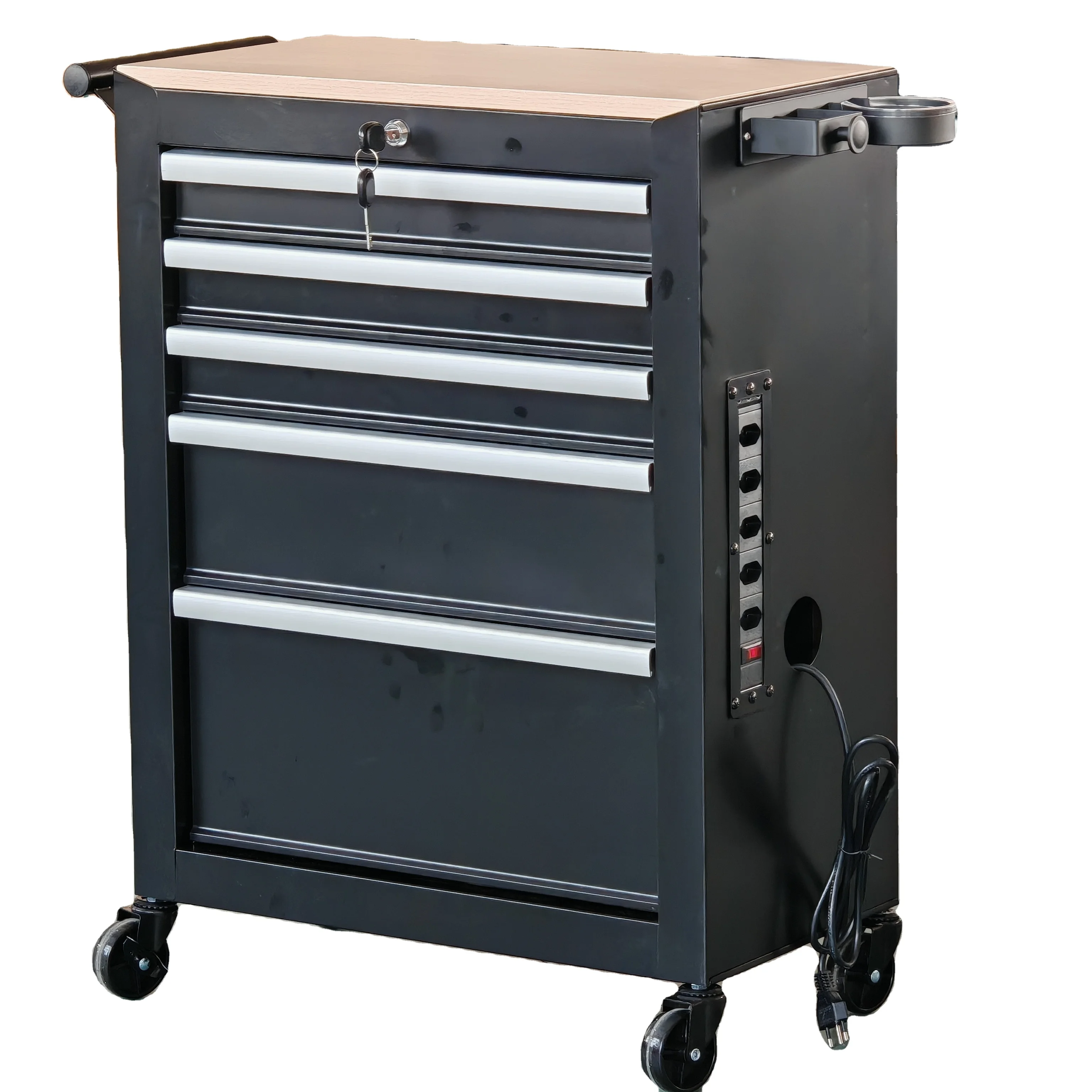 5 Drawer Tool Cabinet Barber Shop Tool Cart with Socket Metal Tool Cabinet
5 Drawer Tool Cabinet Barber Shop Tool Cart with Socket Metal Tool Cabinet