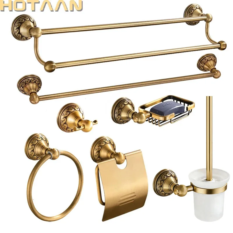 . Antique Brass Aluminium Bathroom Accessories Set,Robe hook,Paper Holder,Towel Bar,Soap Basket,Bathroom Fitting
. Antique Brass Aluminium Bathroom Accessories Set,Robe hook,Paper Holder,Towel Bar,Soap Basket,Bathroom Fitting
