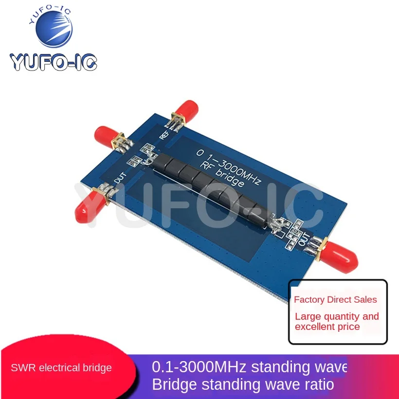 Free Ship 2pcs SWR Electrical Bridge 0.1-3000MHz RF SWR Bridge Standing Wave Ratio Bridge
Free Ship 2pcs SWR Electrical Bridge 0.1-3000MHz RF SWR Bridge Standing Wave Ratio Bridge