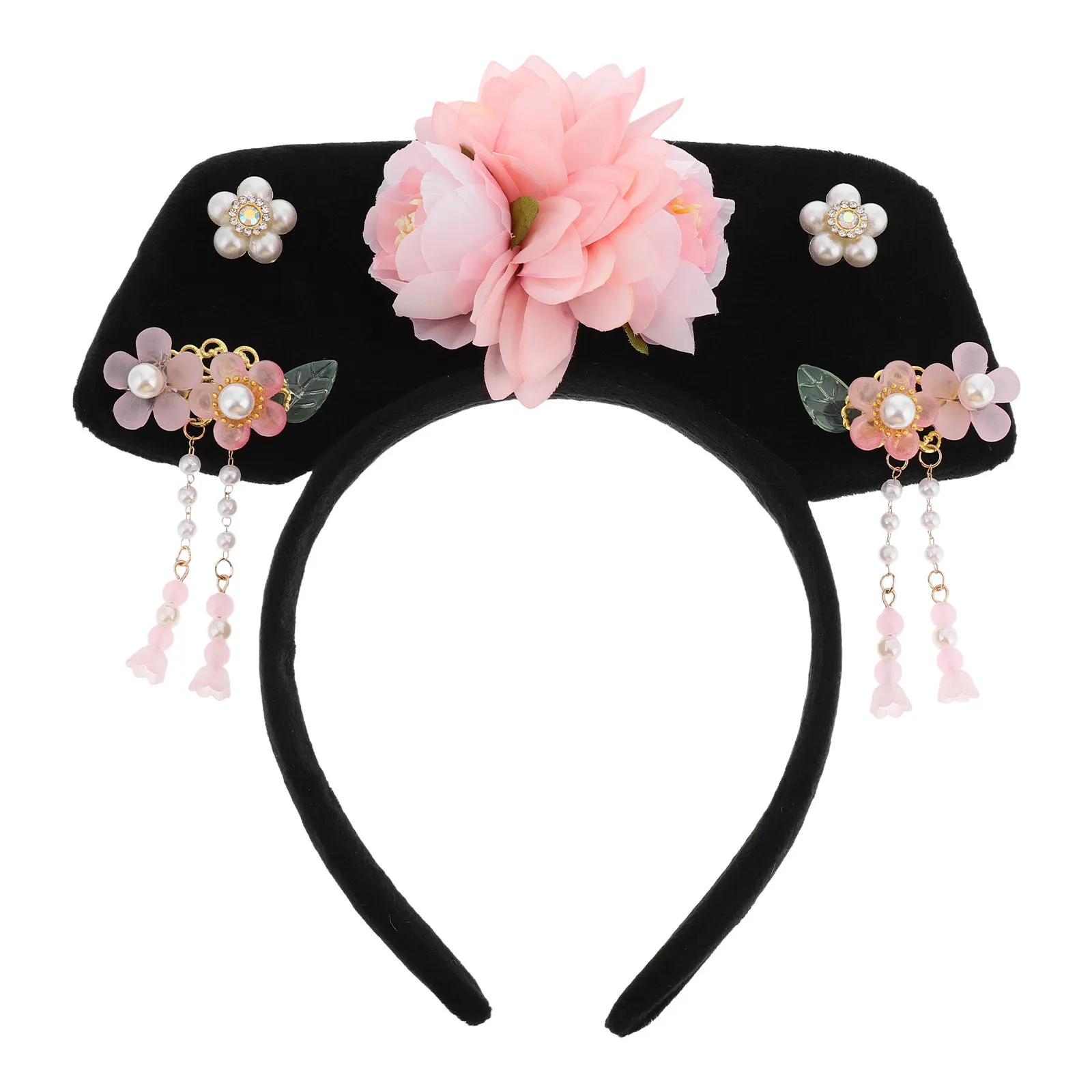 Traditional Hanfu Hair Hoop Ancient Chinese Qing Dynasty Hairband for Princess Style Hair Accessories Photo Ready Hairband
Traditional Hanfu Hair Hoop Ancient Chinese Qing Dynasty Hairband for Princess Style Hair Accessories Photo Ready Hairband