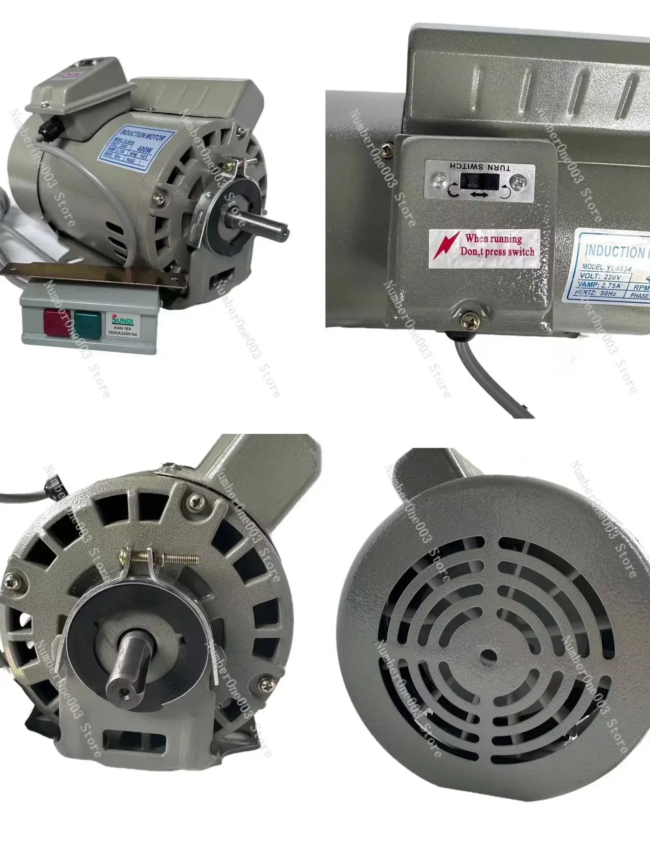 Single-phase Split Horsepower Asynchronous 370W Motor, Nail Machine, Keyhole Machine, Knotted Angle Machine, Large White
Single-phase Split Horsepower Asynchronous 370W Motor, Nail Machine, Keyhole Machine, Knotted Angle Machine, Large White