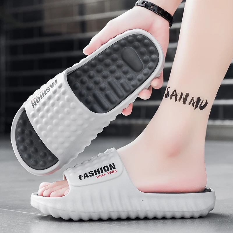 Outdoor Beach Men Massage Platform Slides, Super Soft Thick Sole Anti Slip Casual Slippers Indoor Home Leisure Footwear
Outdoor Beach Men Massage Platform Slides, Super Soft Thick Sole Anti Slip Casual Slippers Indoor Home Leisure Footwear